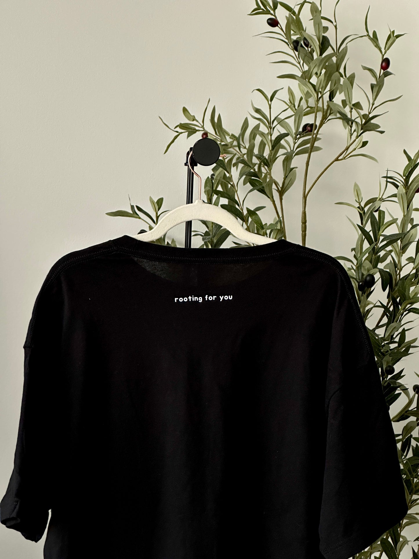 Unisex Rooting for you T Shirt (White/Black)