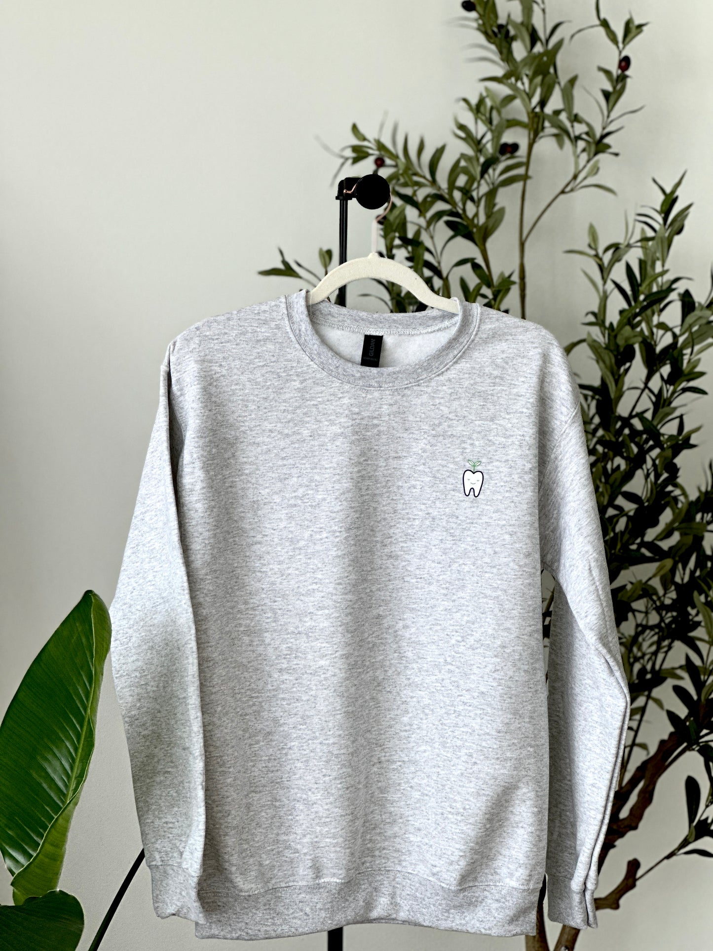 Rooting for You Pullover Sweater (Ash Gray)