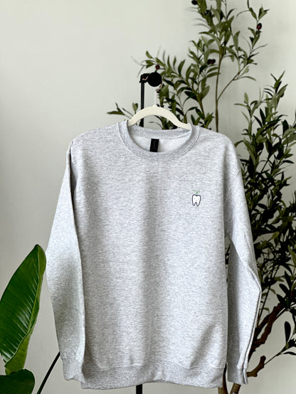 Rooting for You Pullover Sweater (Ash Gray)