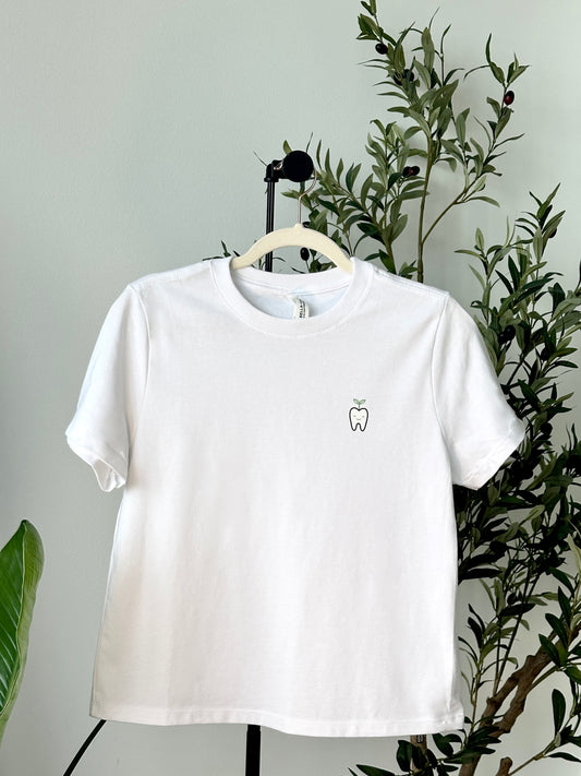 Women's Rooting for you T Shirt (White/Black)