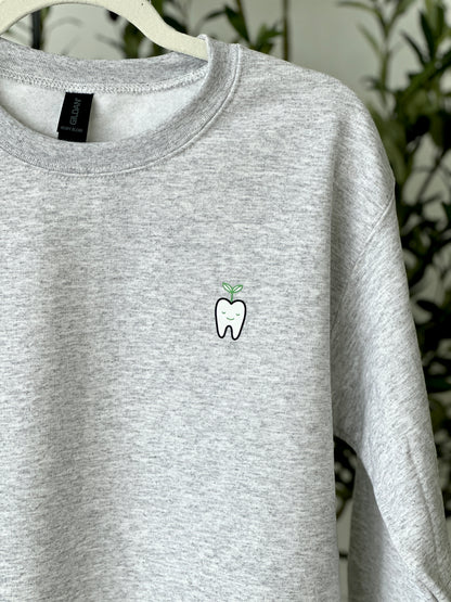Rooting for You Pullover Sweater (Ash Gray)
