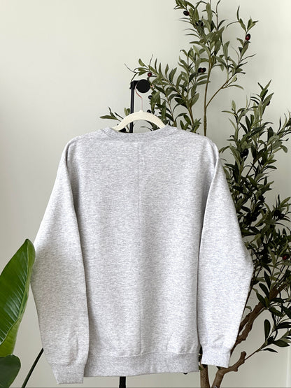 Rooting for You Pullover Sweater (Ash Gray)